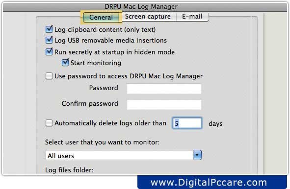 Mac OS X Monitoring Program