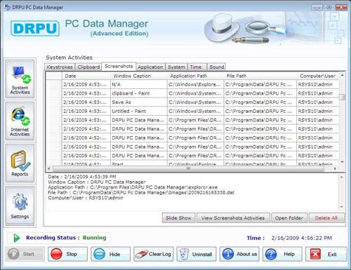 Advance Keylogger Software