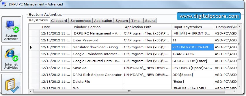 Advanced PC Monitoring Software