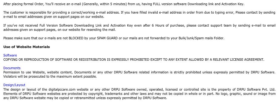 Terms and Conditions