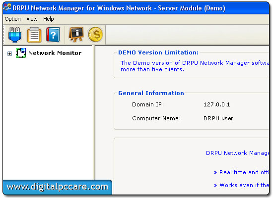 USB Data Protection Tool for Windows Network Screenshot