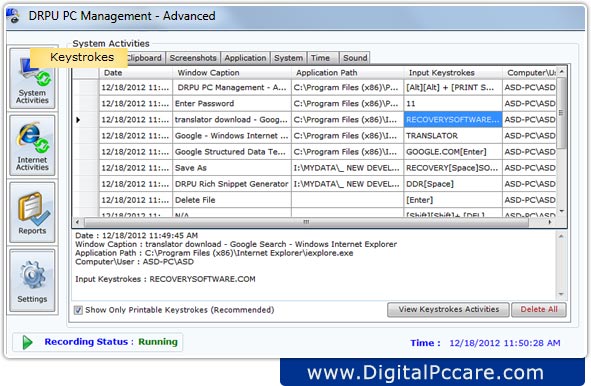 Advanced PC Monitoring Software