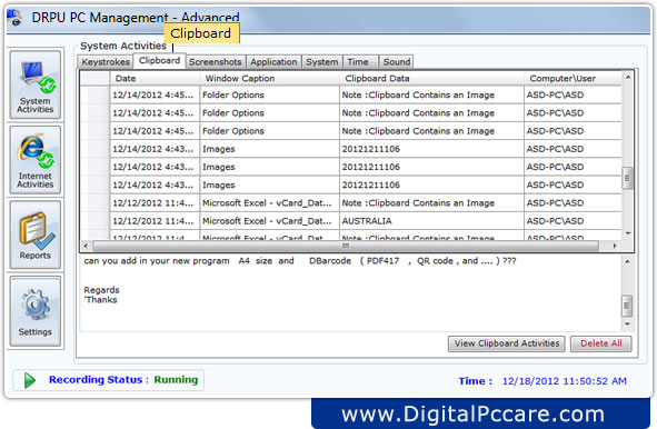 Advanced PC Monitoring Software