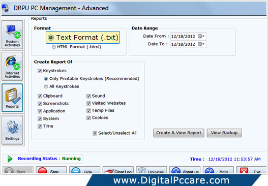 Advanced PC Monitoring Software