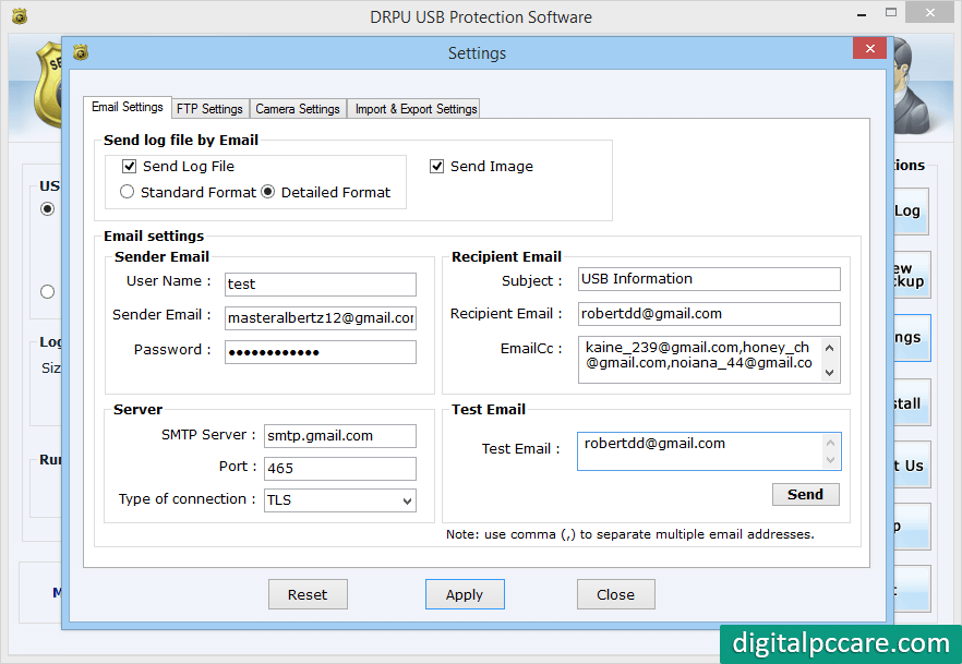 USB Data Protection Tool for Windows Network