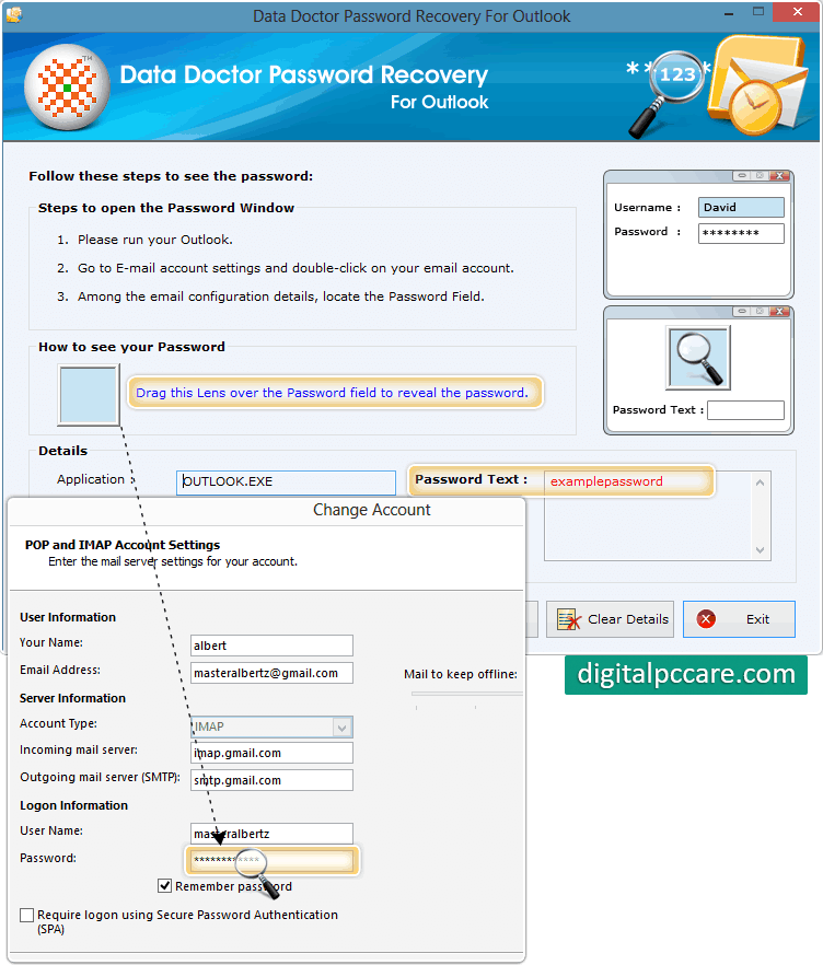 Outlook Express Password Recovery