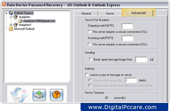 Outlook Express Password Recovery